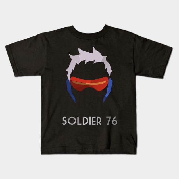 Soldier 76 Kids T-Shirt by TheReverie